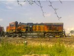 BNSF ES44DC Locomotive wrecked